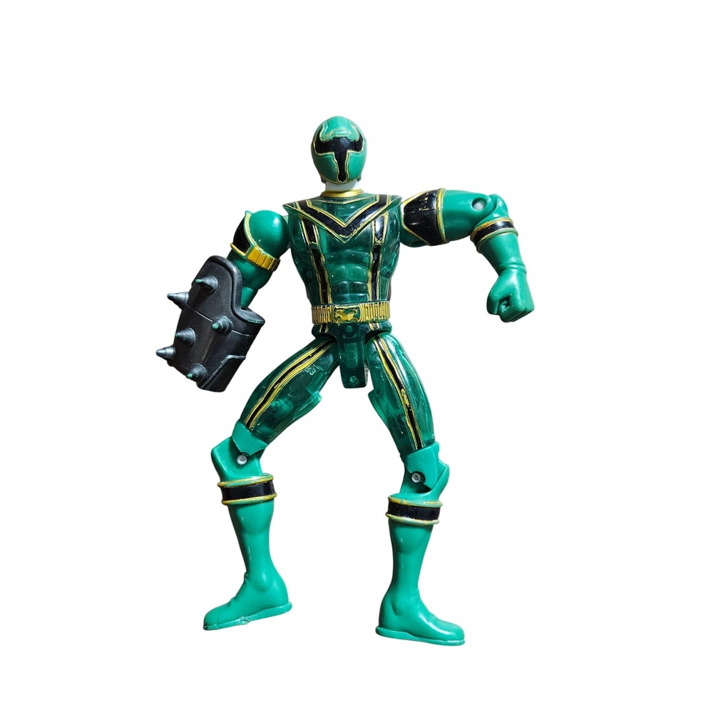 Bandai 2005 Power Rangers Mystic Force Green Ranger Action Figure 5.5"‎ Kidcore